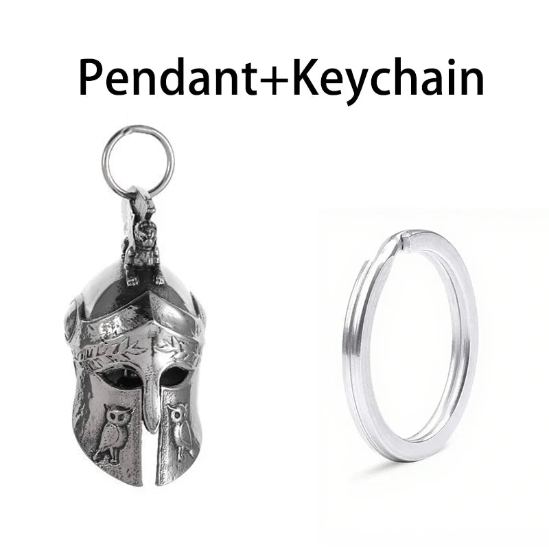 Stainless Steel Motorcycle Bell Pendant Trendy Charm Punk Necklaces For Men Vintage Biker Luck Amulet Jewelry Gifts Wholesale