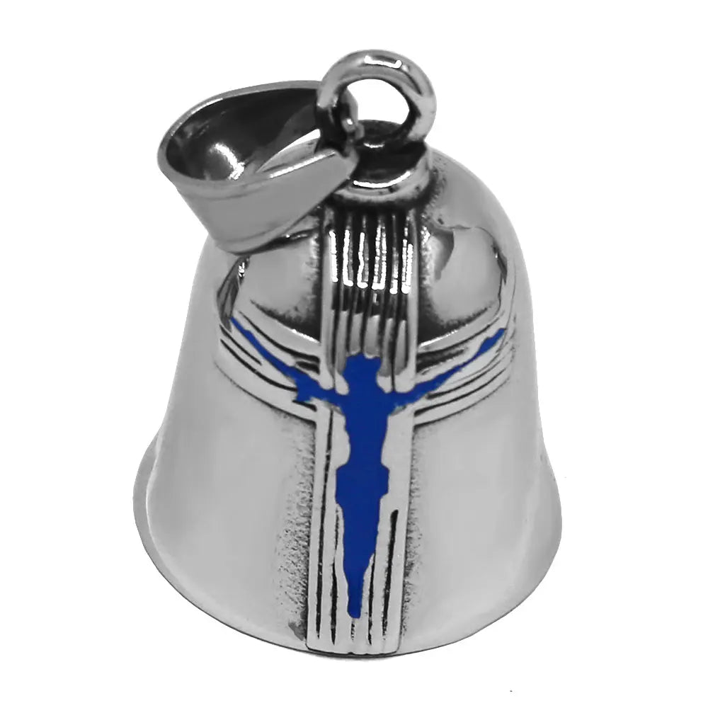 Live to Ride Eagle Wings Jesus Cross Biker Bell Pendant Stainless Steel Knuckles Heart Peace Sign Rose Eye Bell Christmas Gift
