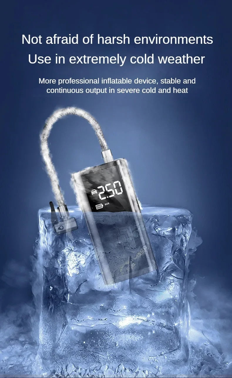 EAFC Portable Tire Inflator Rechargeable Electric Inflator For Car Bicycle Digital Air Compressor Football Ball Inflator Pump    qykyai-sq.myshopify.com