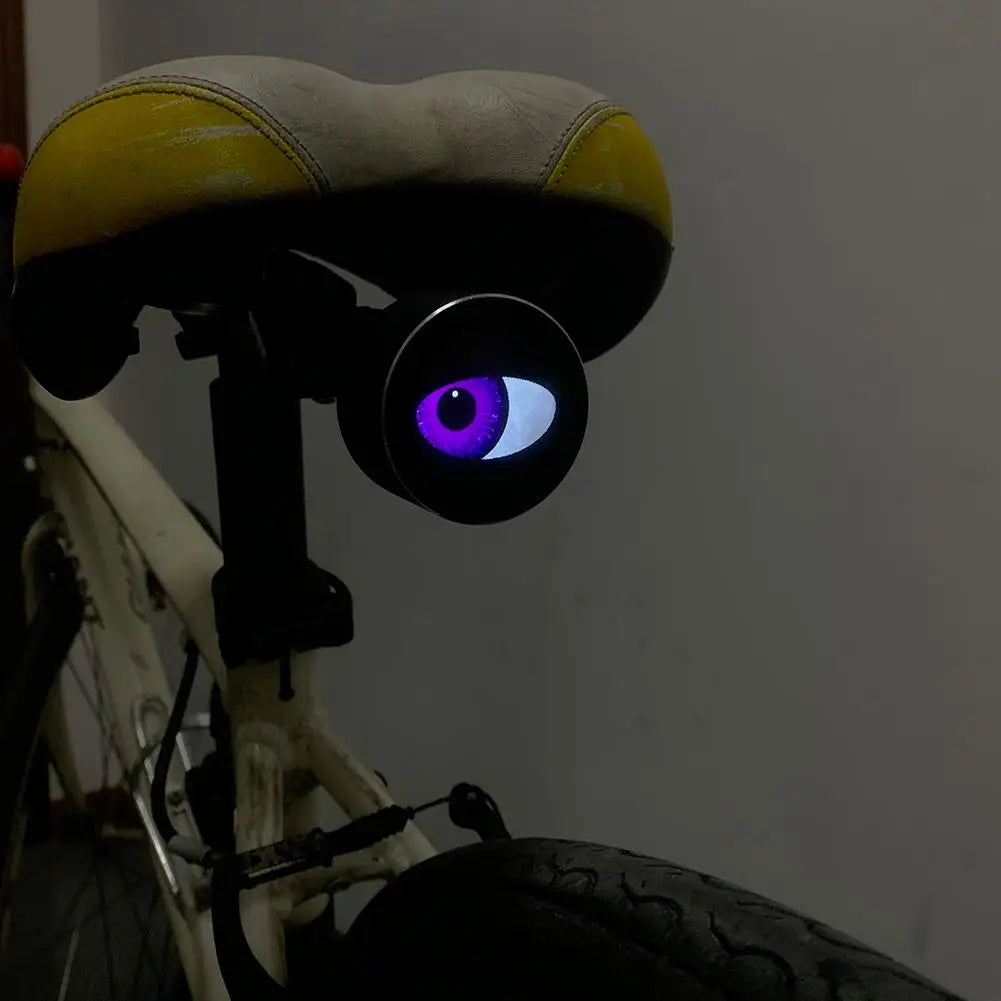 DIY Pattern Dynamic Devil Eye Evil Eye LED Motorcycle Electric Car Devil Eye Decorative Light Waterproof Bike    qykyai-sq.myshopify.com