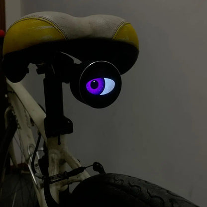 DIY Pattern Dynamic Devil Eye Evil Eye LED Motorcycle Electric Car Devil Eye Decorative Light Waterproof Bike    qykyai-sq.myshopify.com