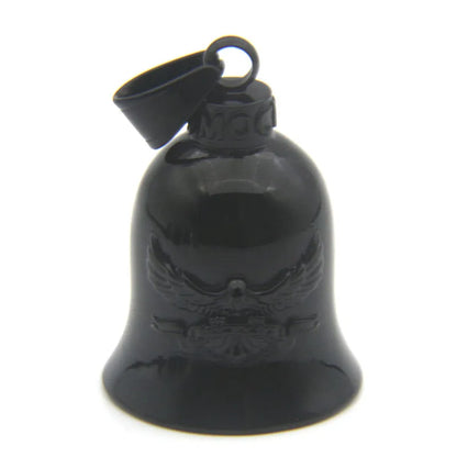 Motorcycles Bell Pendant 316L Stainless Steel Biker Style Eagle Rider Necklace