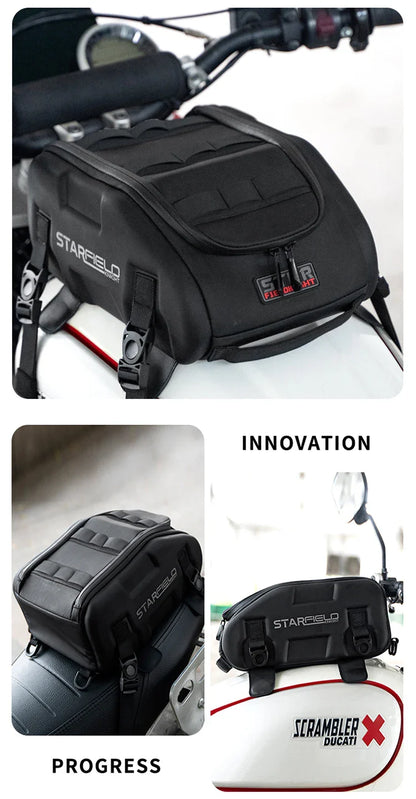 Magnetic Fuel Tank Bag Motorcycle Waterproof Large Capacity