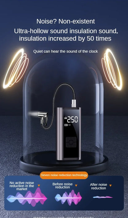 EAFC Portable Tire Inflator Rechargeable Electric Inflator For Car Bicycle Digital Air Compressor Football Ball Inflator Pump