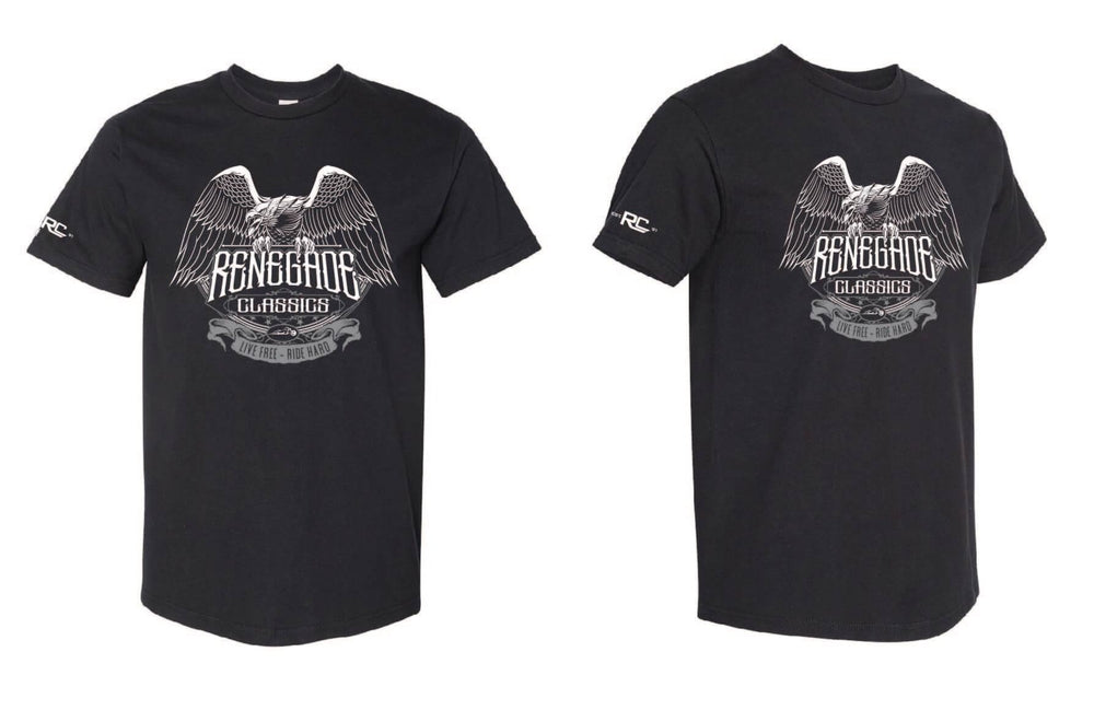 Black RC Eagle Wing Mens  MotorcycleT-Shirt  Men's Shirts  qykyai-sq.myshopify.com