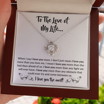 To the love of my Life! | Love Knot Necklace
