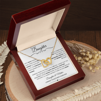 To My Daughter – Interlocking Hearts Necklace | Sentimental Jewelry
