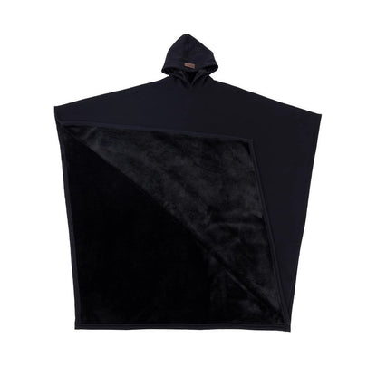 The same style as the punk loose hooded button woolen loose cape top for autumn and winter