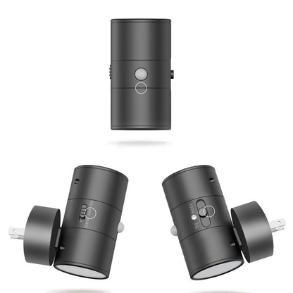 2-in-1 light-controlled sensor night light, plug wall lamp, LED ambient light, dimmable bedroom lighting
