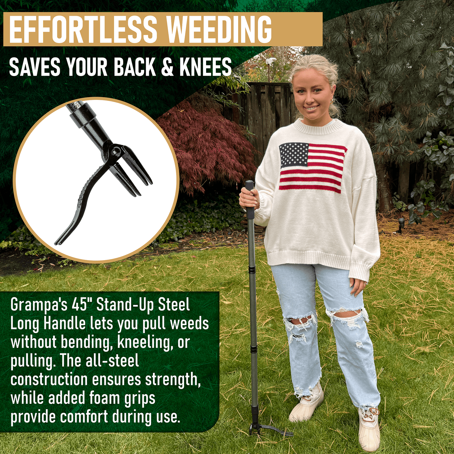 Grampa's Easy Weeder Tool