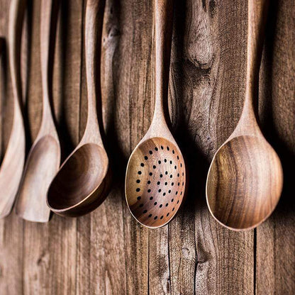 Teak Kitchen Essentials Set