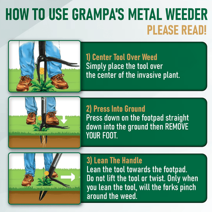 Grampa's Easy Weeder Tool