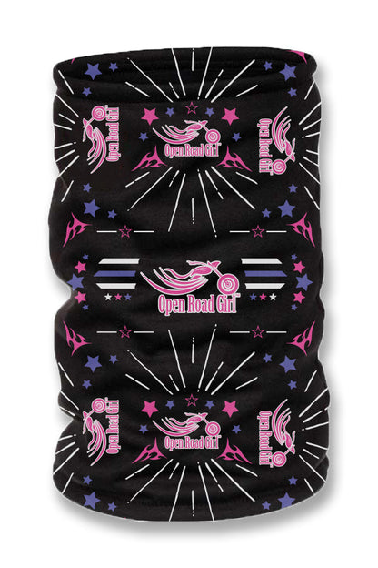 Star Open Road Girl NeckTube (Neck Gaiter), 4 Colors