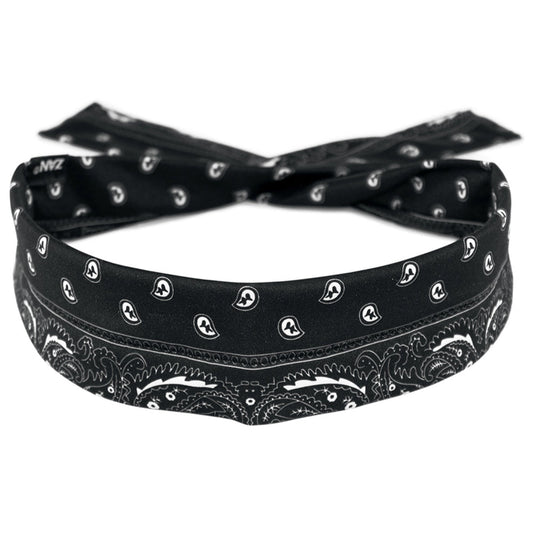 DP11 Cooldanna® Polyester, Black Paisley