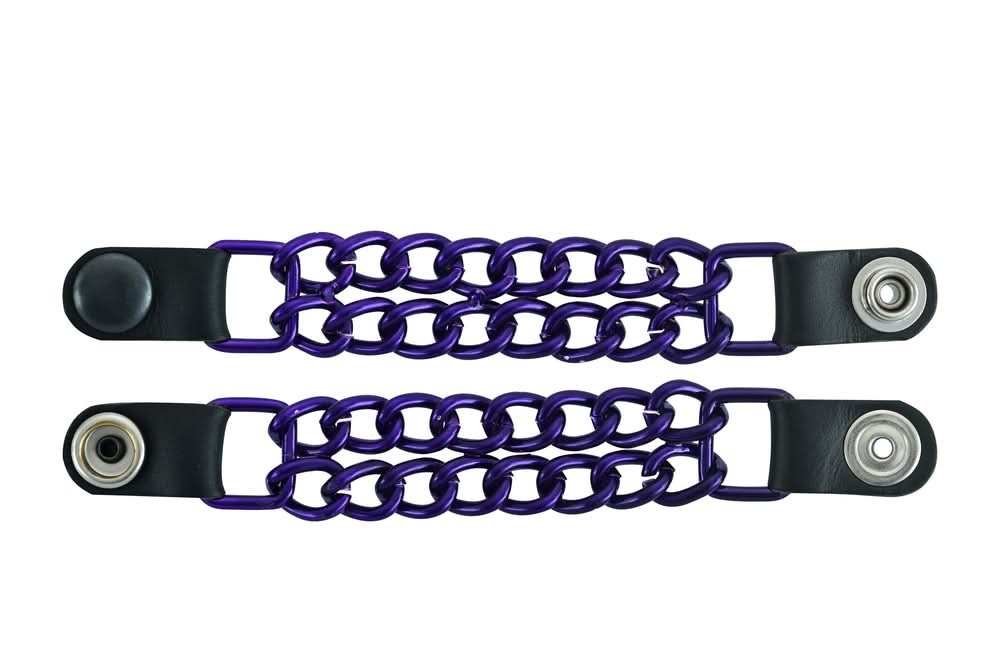 PKVPC1PG Vest EXTENDER POWDER COATED PURPLE GLITTER