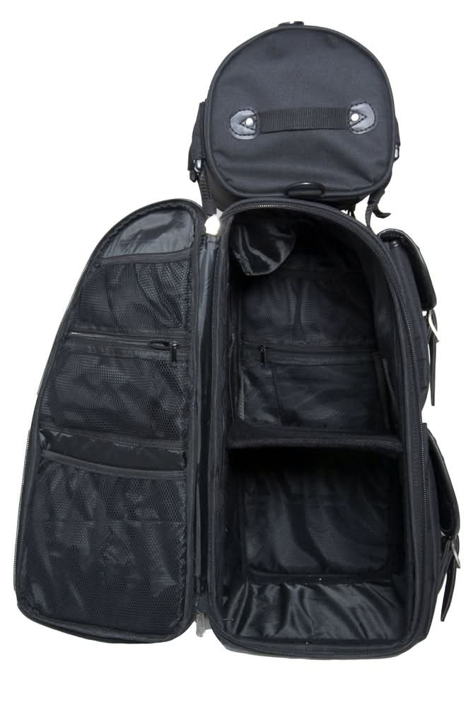 Updated Touring Sissy Bar Bag w/ Studs