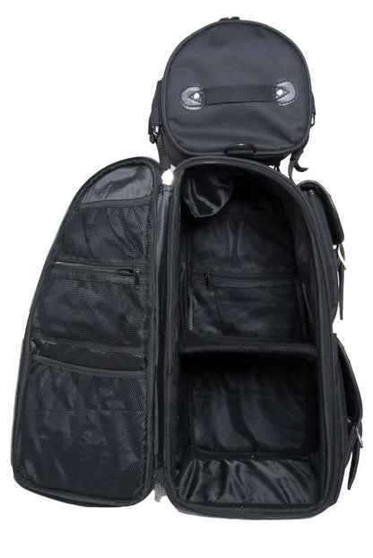 Updated Touring Sissy Bar Bag w/ Studs