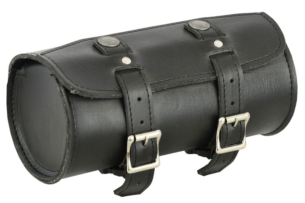 Premium Small Leather Round Tool Bag