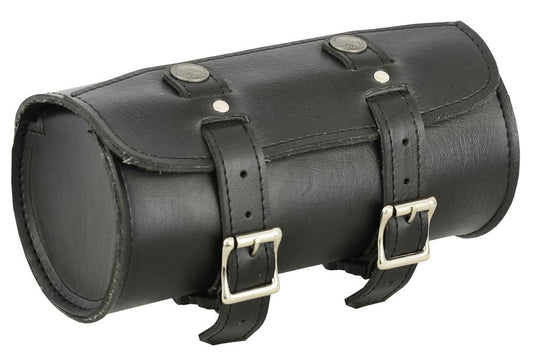 Premium Small Leather Round Tool Bag