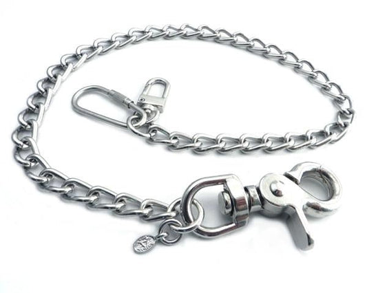 NC18-25 Splicer Chrome Wallet Chain 22"