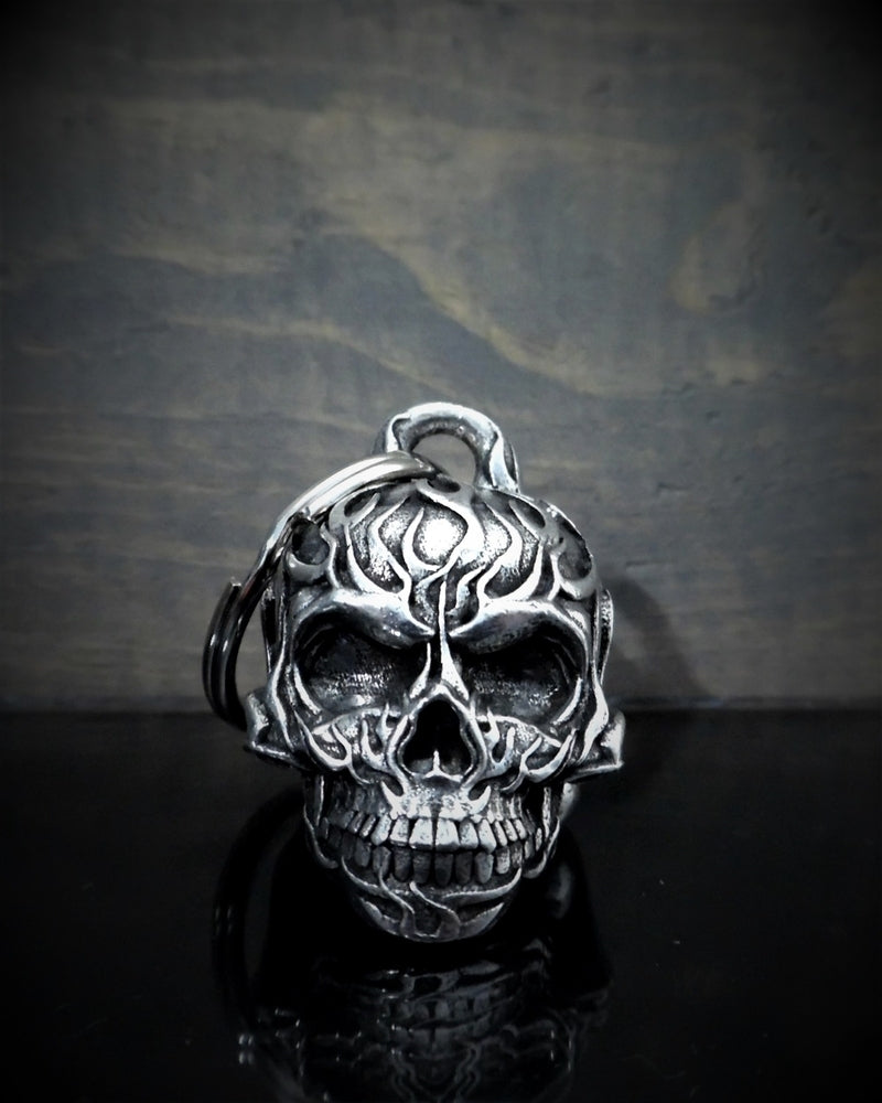 BB-53 Flame Skull Bell  Bravo Bells  qykyai-sq.myshopify.com