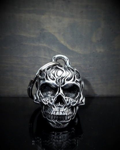 BB-53 Flame Skull Bell  Bravo Bells  qykyai-sq.myshopify.com