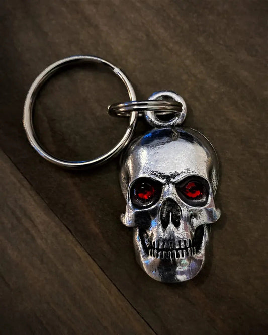 BBK-9 Evil Skull Diamond Keychain  Wallet Chains/Key Leash  qykyai-sq.myshopify.com