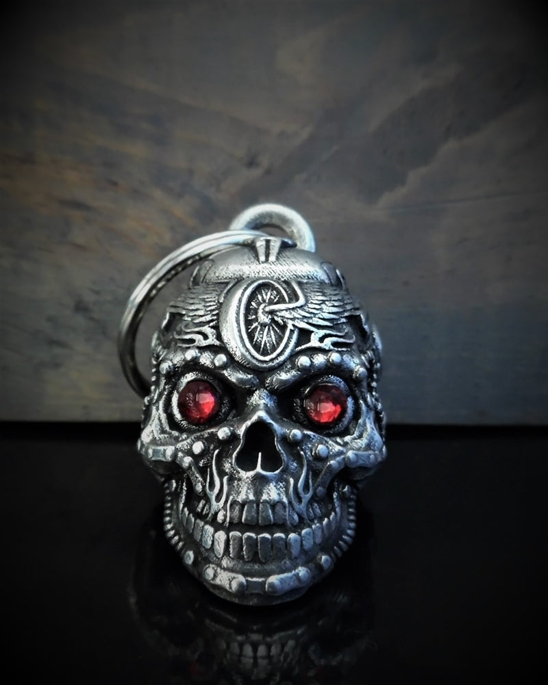 BB-112 Motorhead Skull Bell Diamond  Bravo Bells  qykyai-sq.myshopify.com