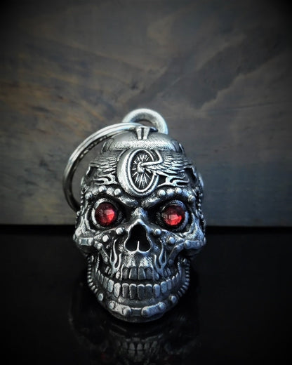BB-112 Motorhead Skull Bell Diamond  Bravo Bells  qykyai-sq.myshopify.com