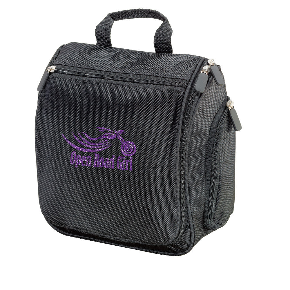 Travel Hanging Toiletry Bag by Open Road Girl, Choose your Logo color!    qykyai-sq.myshopify.com