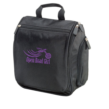 Travel Hanging Toiletry Bag by Open Road Girl, Choose your Logo color!    qykyai-sq.myshopify.com