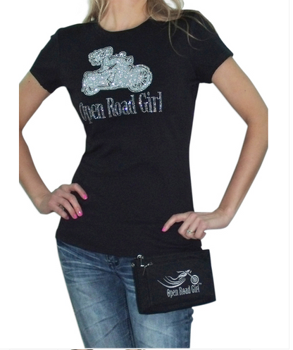 Open Road Girl Durable Canvas Hip Purse, 5 COLORS