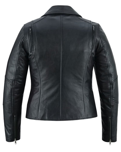 Black Pearl Women's Fashion Leather Jacket