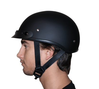 D6-PS D.O.T. DAYTONA SKULL CAP - W/ PISTONS SKULL