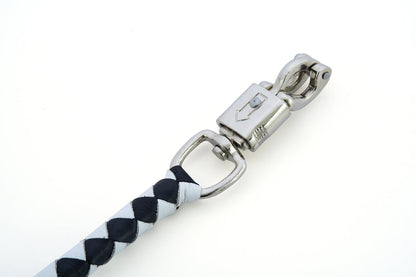 GBW24 Leather Biker Whip-White/Black  Whips  qykyai-sq.myshopify.com