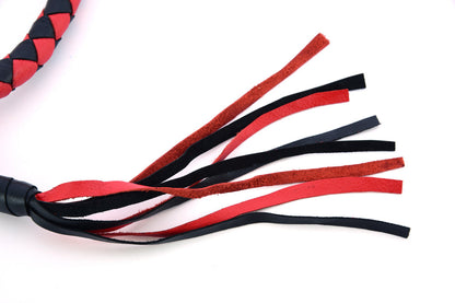 GBW23 Leather Biker Whip-Red/Black  Whips  qykyai-sq.myshopify.com