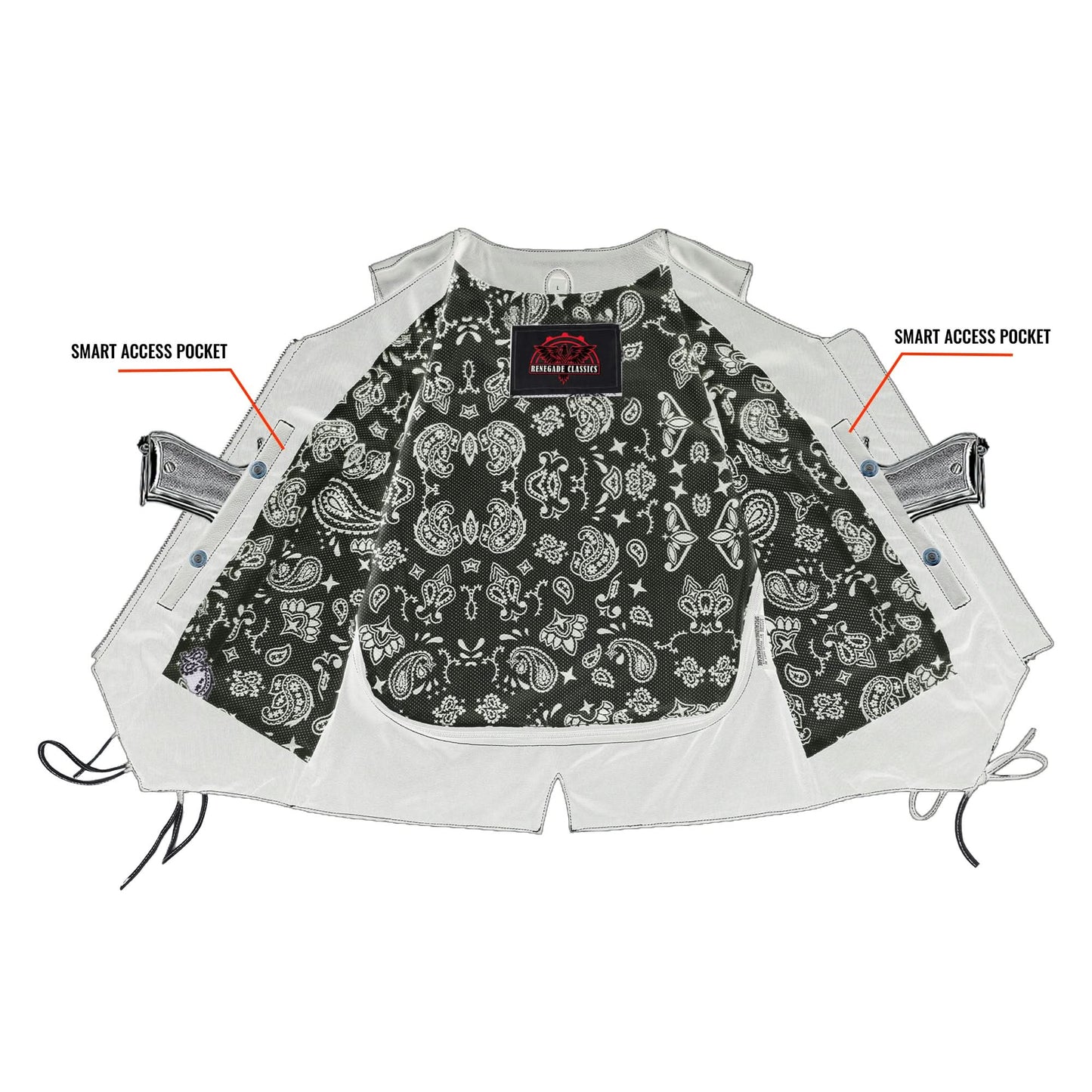 Night Edge Black Ladies Vest